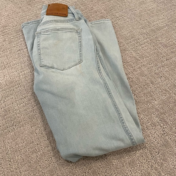 J. Crew Point Sur Denim Lightwash 10" Hightower Straight Jeans, Size 24, GUC - Picture 2 of 4